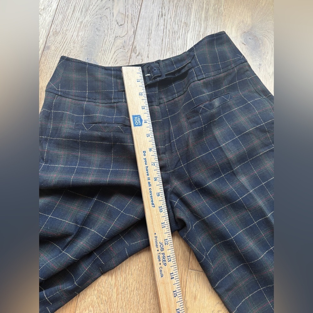 Vintage Talbots B.moss plaid relaxed fit capri pants 2 - Picture 4 of 7